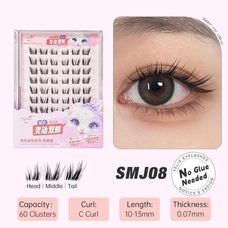 DIY Clusters Eyelashes