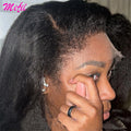 13x4 Kinky Straight Lace Front Wig Curly Human Hair Wig