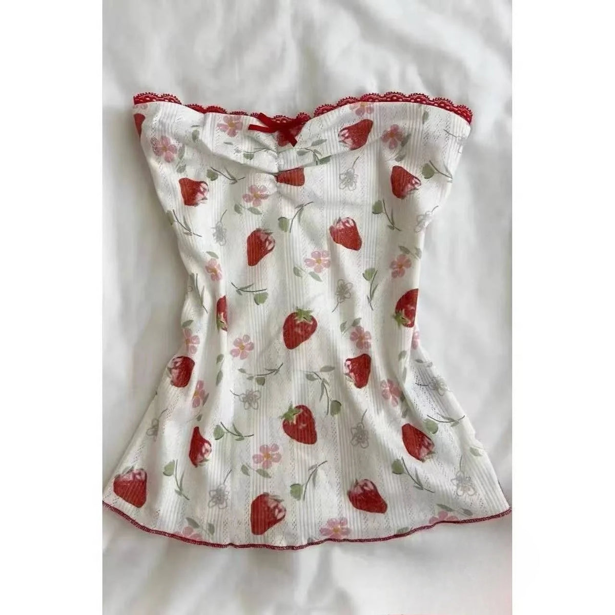 Lace Spliced Halter Tank
