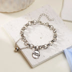 Sparkling Cherry Blossoms Butterfly Bracelet