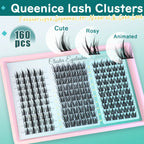 Cute Eyelashes Manga Lash Clusters Kit