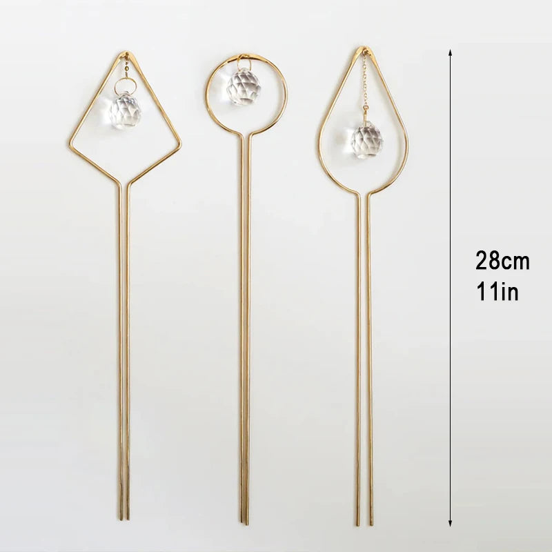 Crystal Planting Stakes 3 Pack Garden Decoration