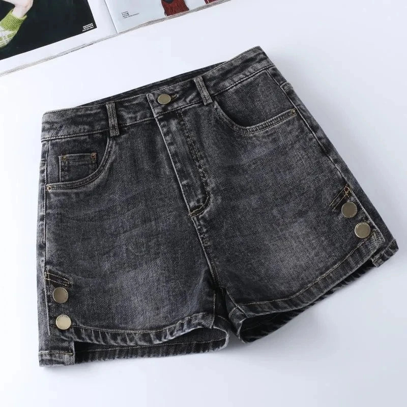 Shorts vaqueros de talle alto