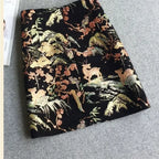 Embroidery A-Line Skirt