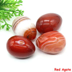 22x30mm Egg Crafts Natural Stone Healing Crystal