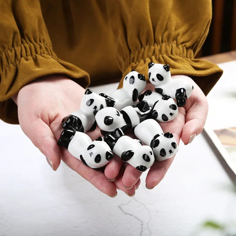 Ceramic Cat Chopstick Holder