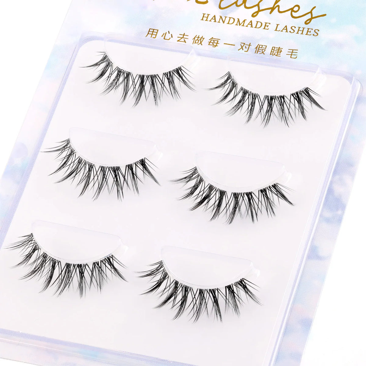 3Pairs Short Mink Lashes