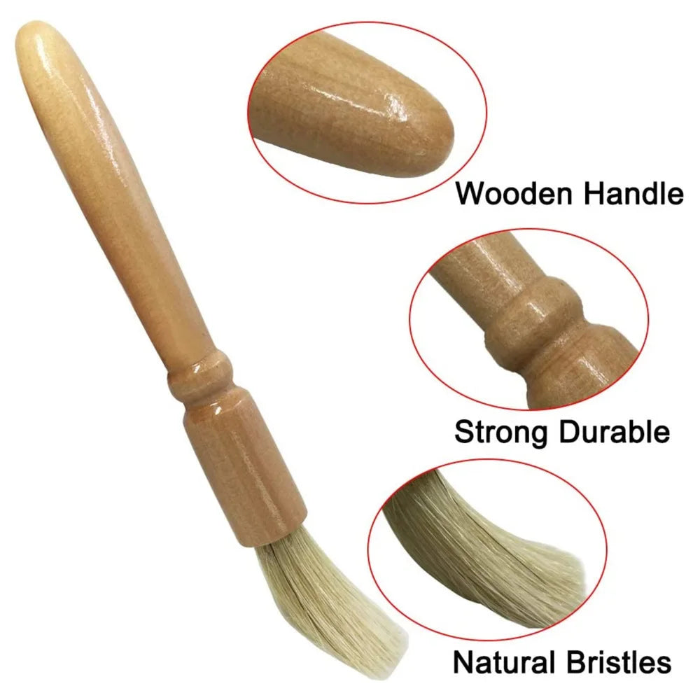 Wooden Coffee Grinder Brush