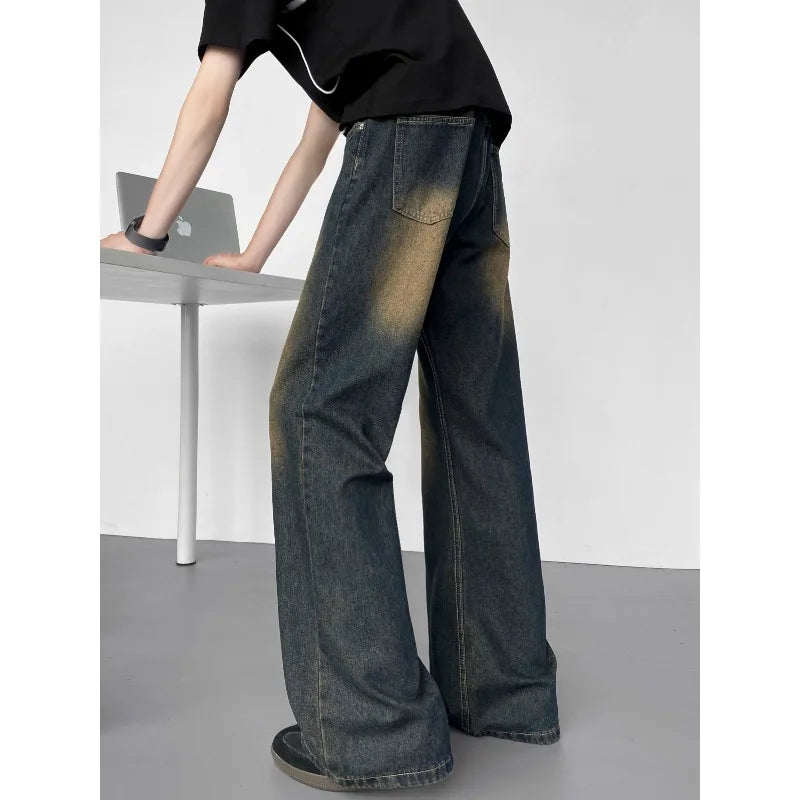 Washed Distressed Jeans