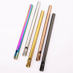 2/3/6pcs Pearl Milk Tea Drinking Straw Set