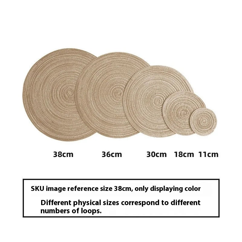 Nordic Style Imitation Cotton Yarn Placemat