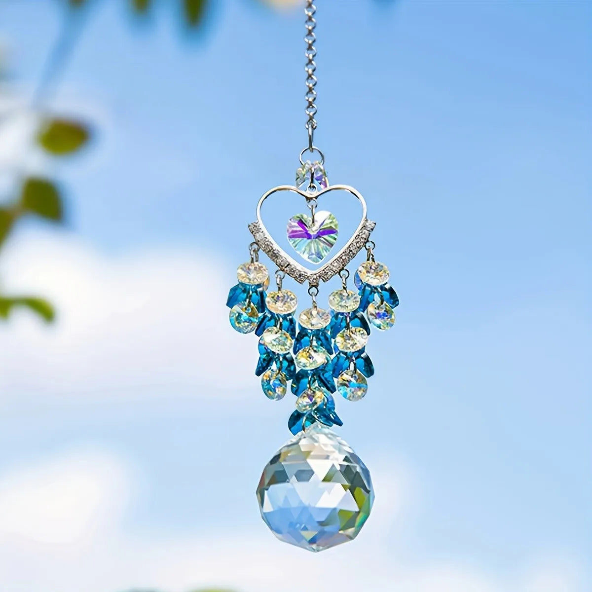 Satellite Diamond Crystal Sun Catcher