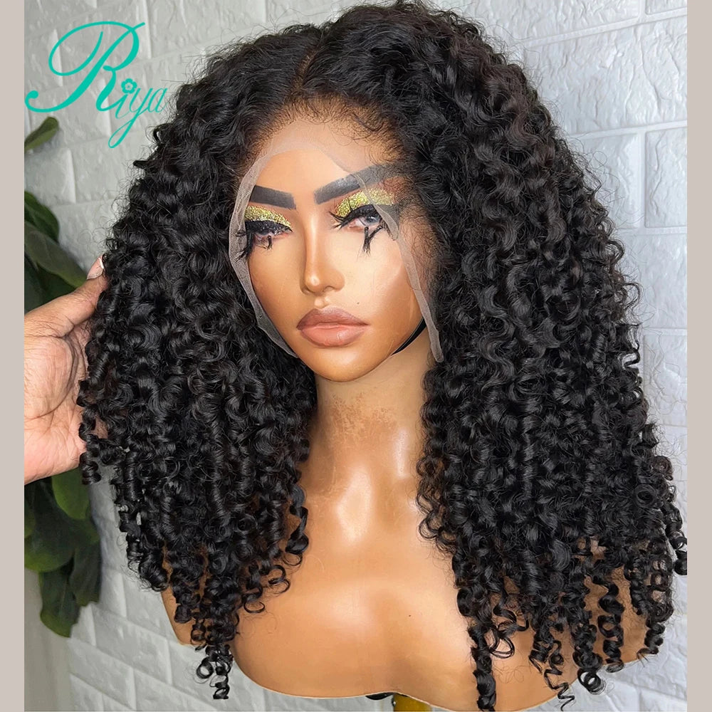 Brazilian 13x6  Lace Wig Human Hair Lace Frontal Wig 180% Density 4x4  Lace Closure Wig Human Hair Pre Plucked Remy Hair