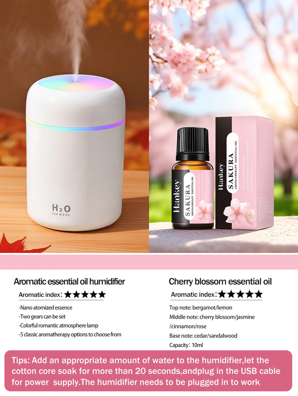 300ml Aromatherapy Diffuser