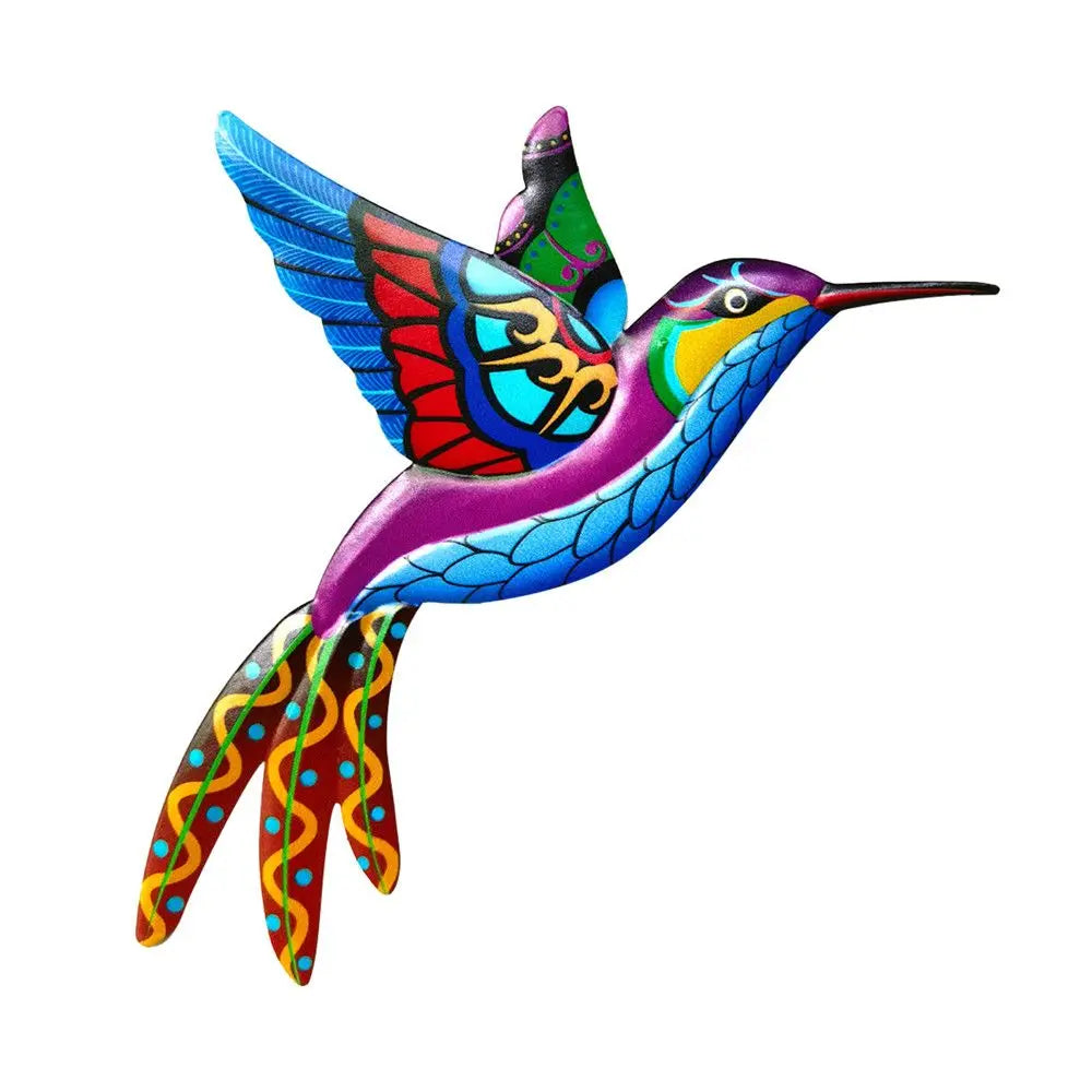 Metal Hummingbird Bird Wall Artwork