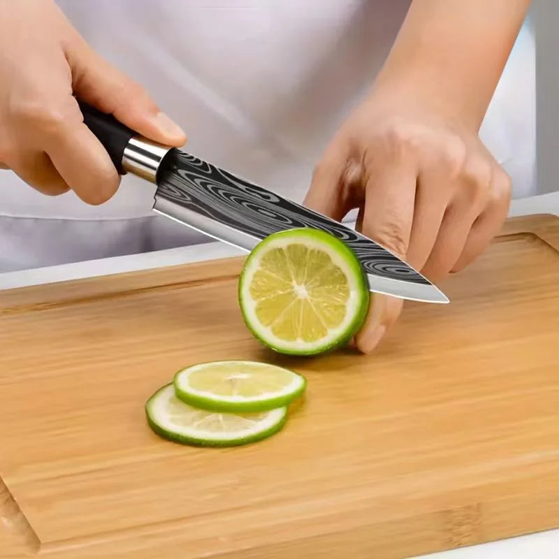 Professional Damascus Kitchen Knife Set