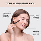 12/30/40/66PCS Brown Eyebrow Razor