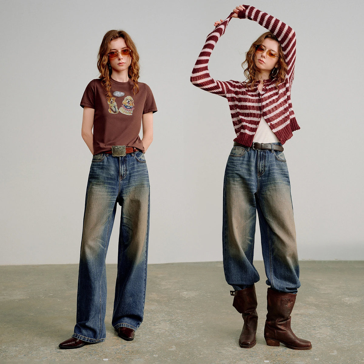 Denim Dyed Jeans