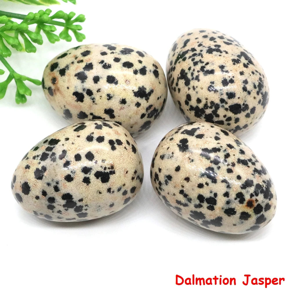 22x30mm Egg Crafts Natural Stone Healing Crystal