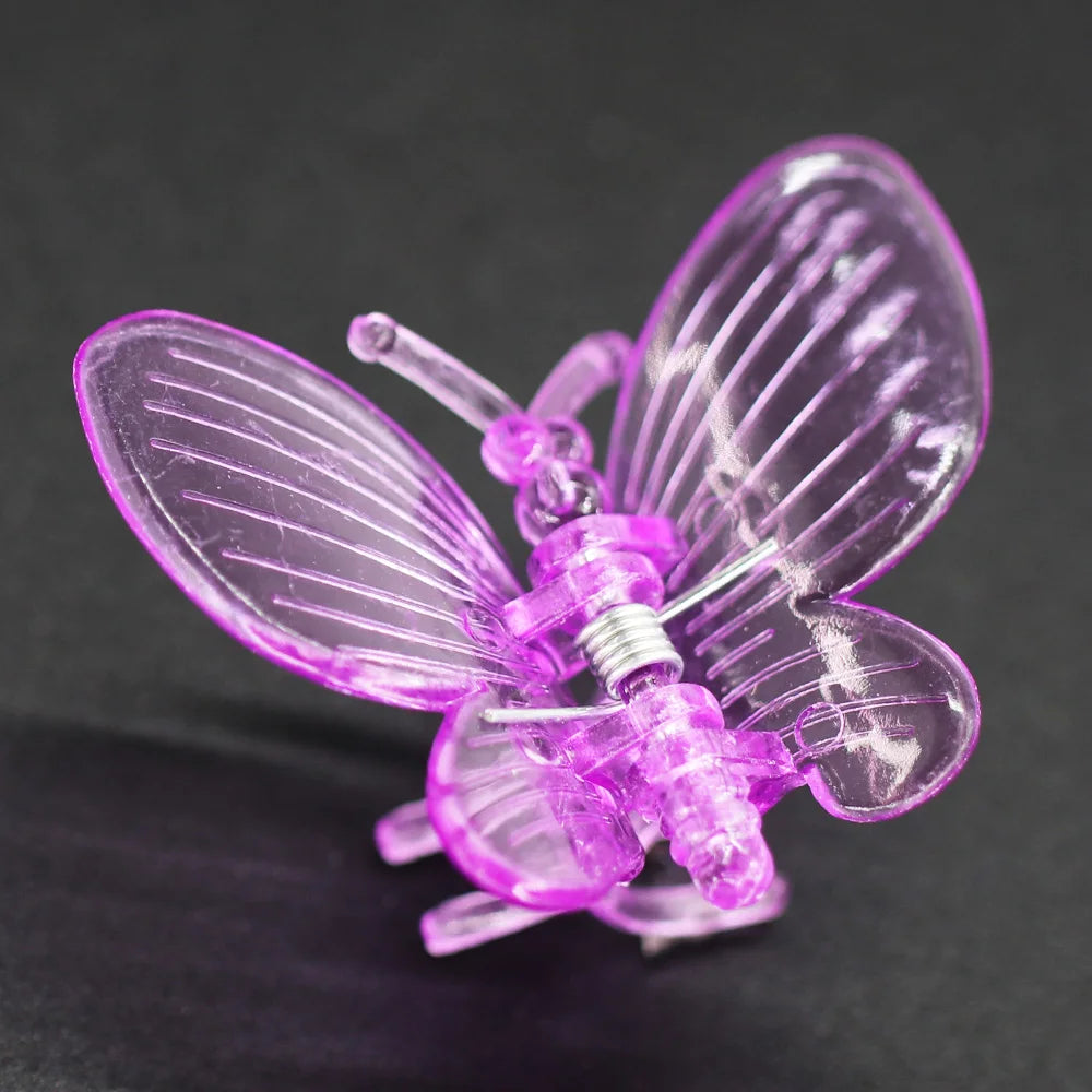 10-800PCS Orchid Clips Butterfly Clamps Garden Plants Vine Climbing Fixed Support Colorful Plastic Ornamental Bonsai Decoration