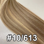 100% Human Hair for Women Straight Keratin Flat Tip Capsule High Quality Flat Tip Hair Extension Human Hair Natural 613# Ombre