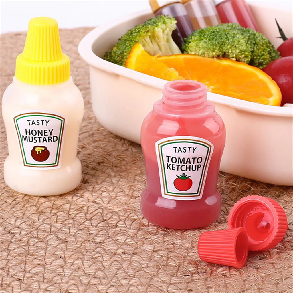 Mini Condiment Squeeze Bottles