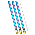 2/3/6pcs Pearl Milk Tea Drinking Straw Set