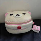 Cute Bear Girl Plush Makeup Storage Bag