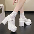 Chunky Platform High Heels