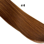 Korean Cotton Hair Extension 100% Human Hair Cotton thread twins tip hair Double Drawn Feathers Hair Extension Natural Color