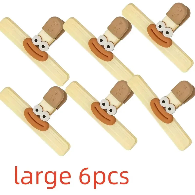 2/5/6 Pcs Creative Snack Sealing Clip