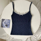 Lace Trim Tank Top