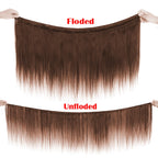 Straight Chocolate Brown Human Hair Bundles