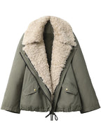CHIC VEN Abrigos de Moda para Mujer Sueltos Casuales Nueva Chaqueta de Algodón Retro para Motocicleta Gruesa Cálida Abrigo Femenino Otoño Invierno 2025