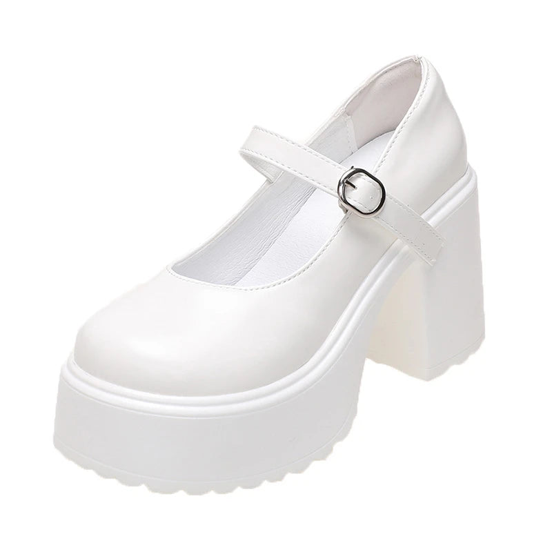 Chunky Platform High Heels