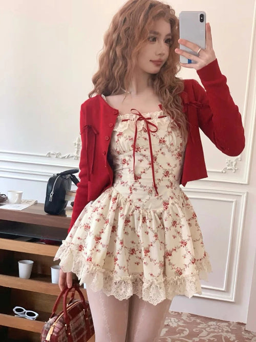 Conjunto de Vestido de 2 Piezas