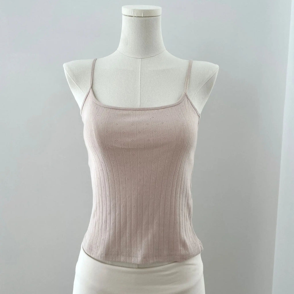 Lace Trim Tank Top