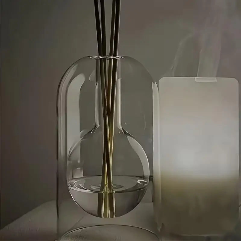 Elegant Flameless Glass Aroma Diffuser Bottle