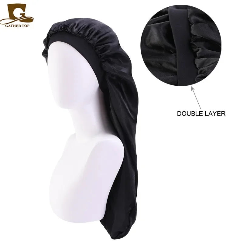 Long Satin Bonnet