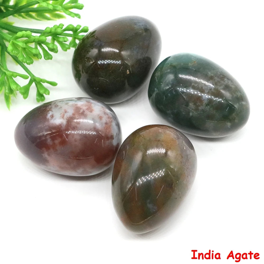 22x30mm Egg Crafts Natural Stone Healing Crystal
