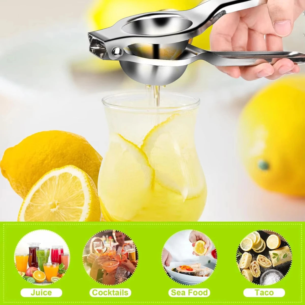 1/2/3pcs Stainless Steel Lemon Squeezer
