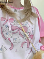 Bow Print Short Tee
