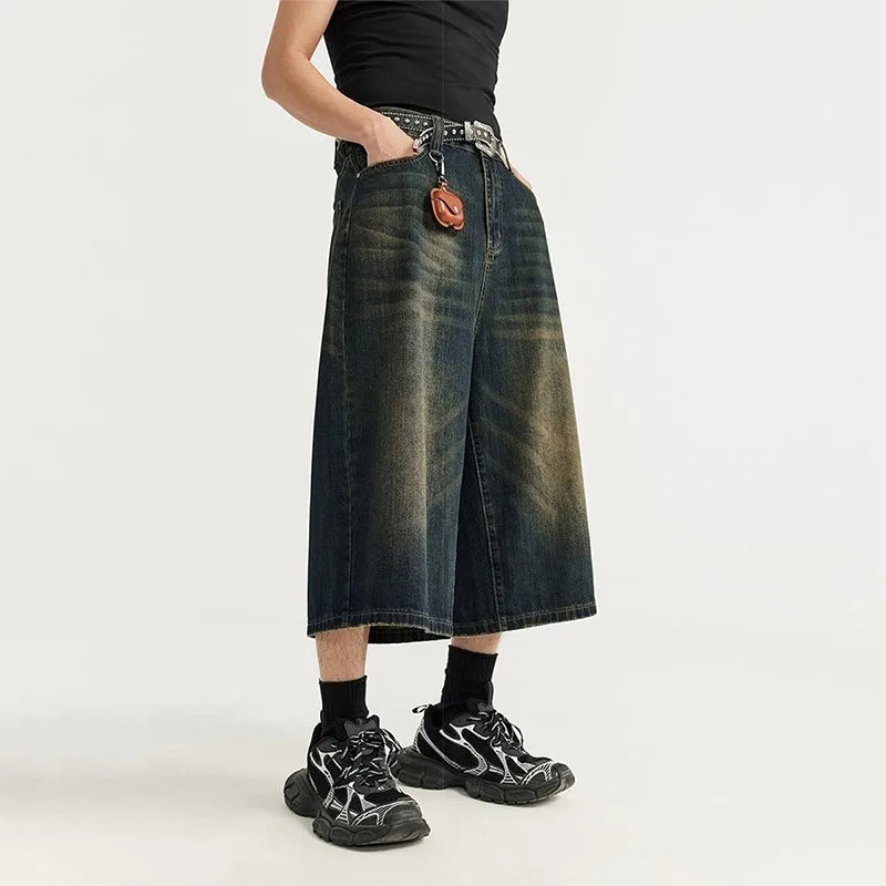 Baggy Denim Shorts