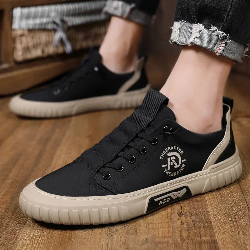 Casual Breathable Ice Silk Canvas Shoes