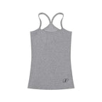 Tops Y2k de Mujer Camisola Larga con Bordado de Letras Blusas sin Mangas Básicas Elásticas Ajustadas con Tirantes Delgados Verano INS Color Sólido