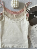Lace Trim Tank Top