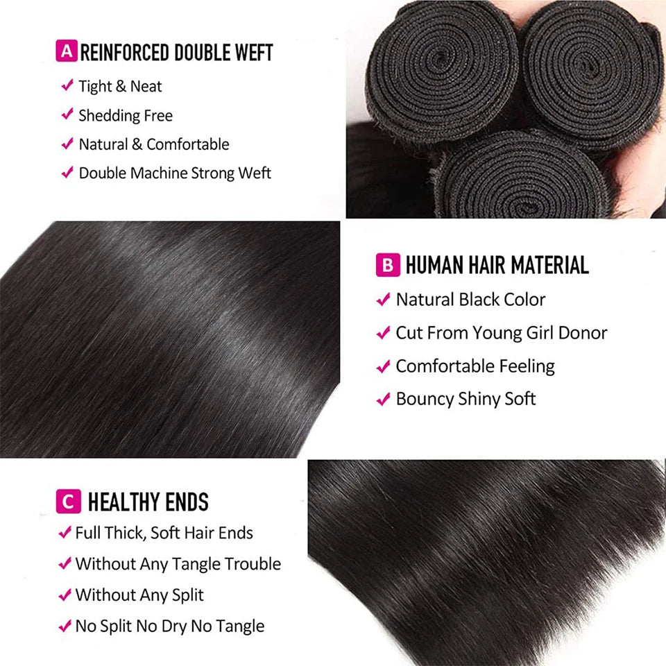 Tissage Straight Human Hair 100% Human Hair