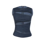 Sleeveless Round Neck Vest