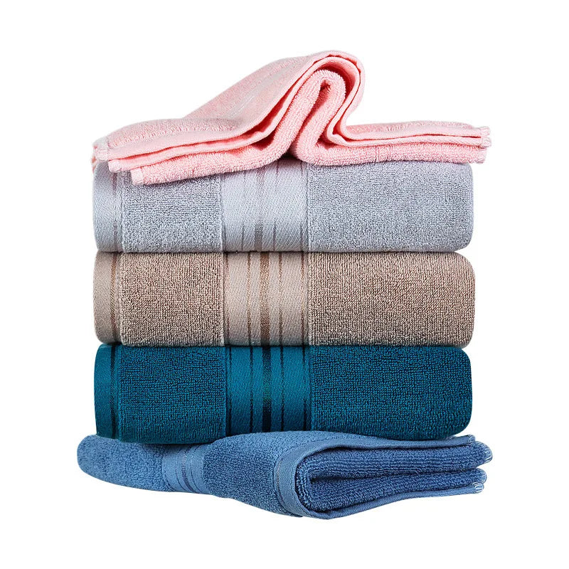 1/2/6pcs Bamboo Fiber Towel Set