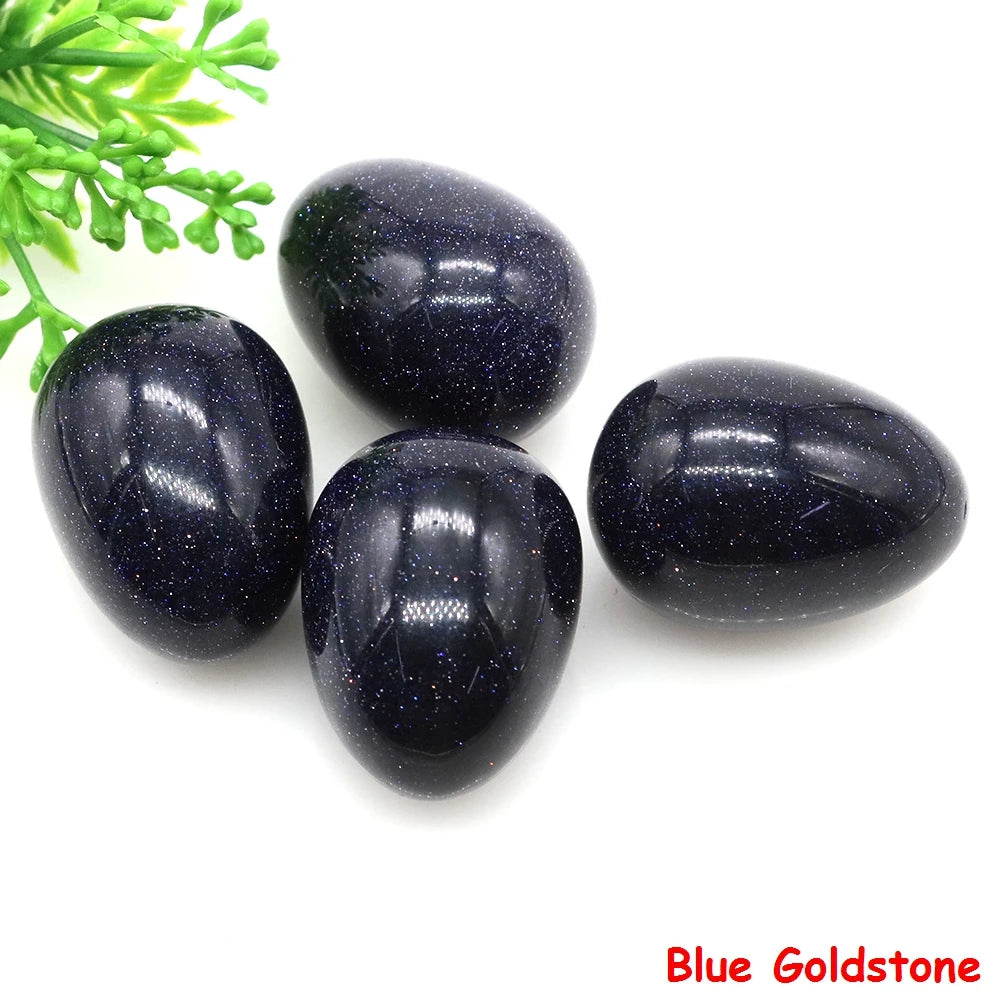 22x30mm Egg Crafts Natural Stone Healing Crystal